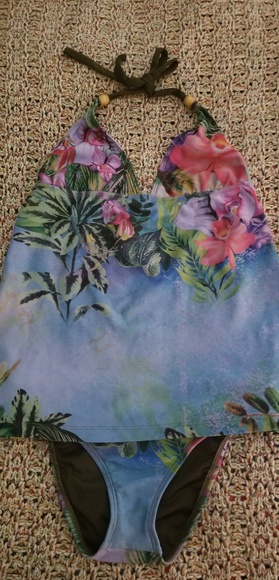 Lucky Brand Tankini Small - Picture 1 of 6